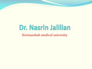 Dr. Nasrin Jalilian