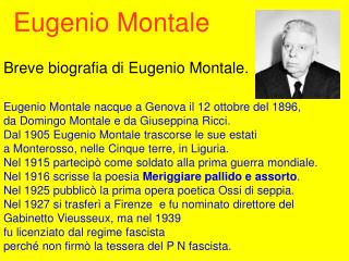 Eugenio Montale