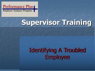 Supervisor Training