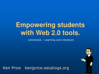 Empowering students with Web 2.0 tools.