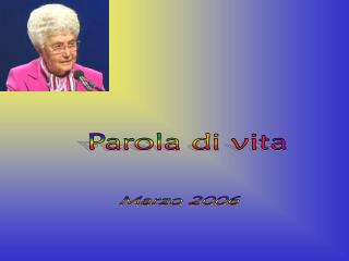 Parola di vita