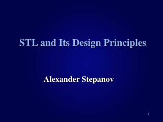 STL and Its Design Principles