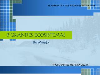 8 GRANDES ECOSISTEMAS