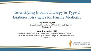 Intensifying Insulin Therapy in Type 2 Diabetes: Strategies for Family Medicine