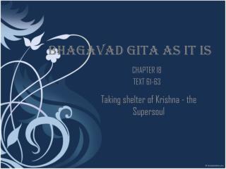 BHAGAVAD GITA AS IT IS