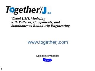 Visual UML Modeling with Patterns, Components, and Simultaneous Round-trip Engineering
