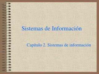 Sistemas de Información