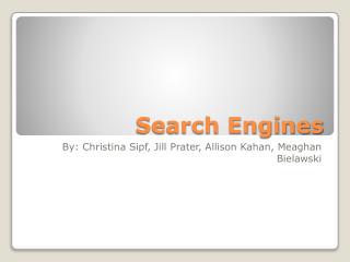 Search Engines