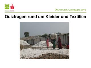 Quizfragen rund um Kleider und Textilien