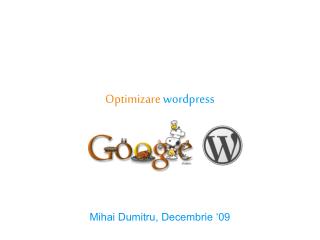 Optimizare wordpress