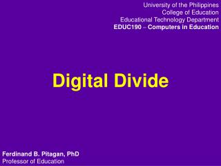 Digital Divide