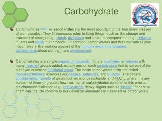 Carbohydrate