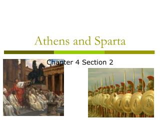 Athens and Sparta