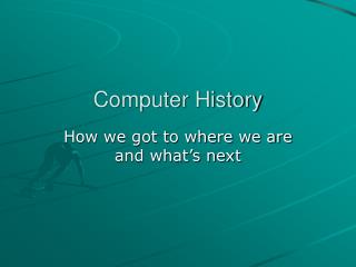 Computer History