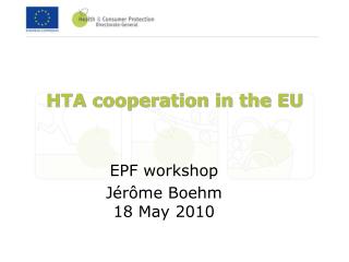 HTA cooperation in the EU