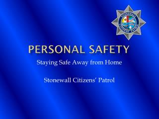 PERSONAL SAFETY