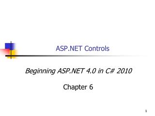 ASP.NET Controls