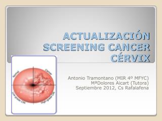 ACTUALIZACIÓN SCREENING CANCER CÉRVIX