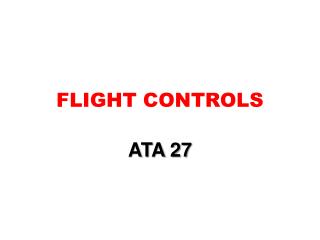 FLIGHT CONTROLS