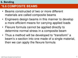 *6.6 COMPOSITE BEAMS