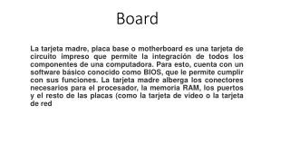 Board