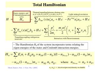 Total Hamiltonian