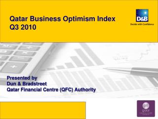 Qatar Business Optimism Index Q3 2010