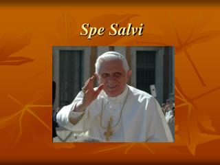 Spe Salvi