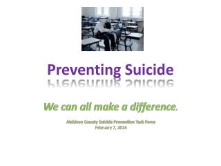 Preventing Suicide