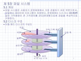 제 5 장 파일 시스템 5.1 개요