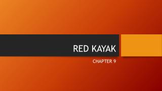 RED KAYAK