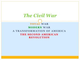 The Civil War