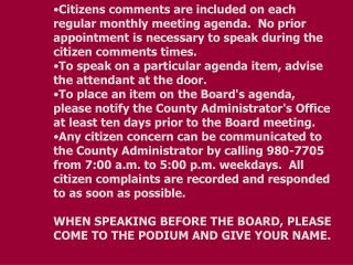 BOARD AGENDA 		 	 Regular Meeting PULASKI COUNTY	 	 Oct. 11, 2011