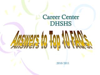 Career Center DHSHS