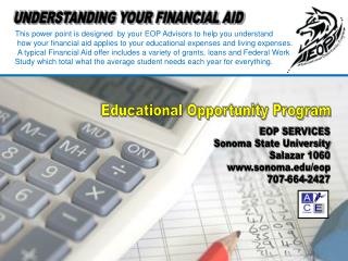 UNDERSTANDING YOUR FINANCIAL AID