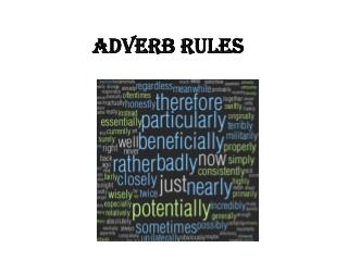 Adverb Rules