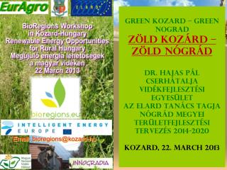 Zöld energia kezdeményezések Green energy initiatives