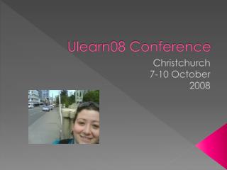 Ulearn08 Conference