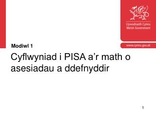 Cyflwyniad i PISA a’r math o asesiadau a ddefnyddir