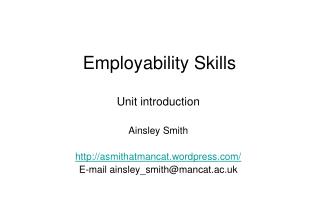 Employability Skills