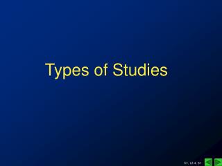 Types of Studies