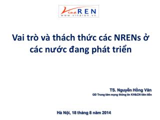 Vai trò và thách thức các NRENs ở các nước đang phát triển