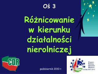 Oś 3 Różnicowanie w kierunku działalności nierolniczej