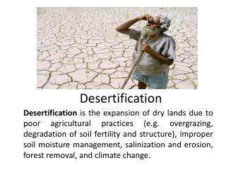 Desertification