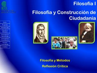 Filosofía I Filosofía y Construcción de Ciudadanía