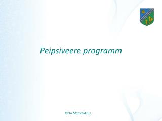 Peipsiveere programm