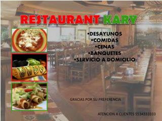 RESTAURANT KARY