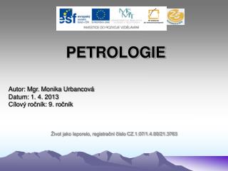 PETROLOGIE