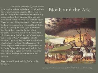 Noah and the Ark