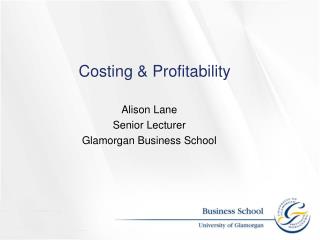 Costing &amp; Profitability